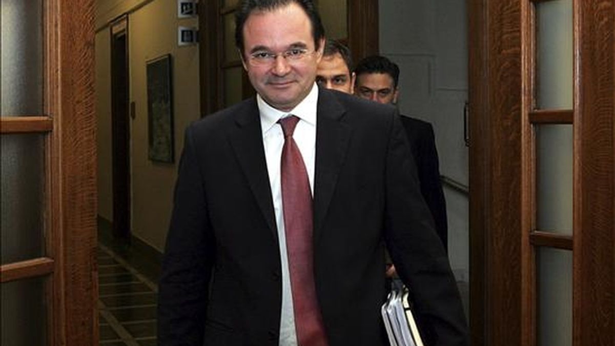 El ministro de Finanzas griego, George Papaconstantinou. EFE/Archivo