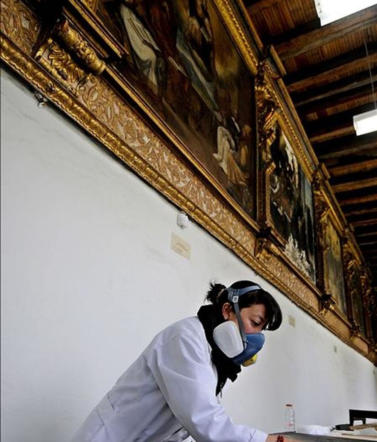 Con la restauración de 52 obras que reposan en un convento colonial de Quito a merced de las inclemencias del tiempo, Ecuador ha comenzado a rescatar el espíritu artístico de Miguel de Santiago, considerado su mejor pintor del siglo XVII. EFE Con la restauración de 52 obras que reposan en un convento colonial de Quito a merced de las inclemencias del tiempo, Ecuador ha comenzado a rescatar el espíritu artístico de Miguel de Santiago, considerado su mejor pintor del siglo XVII. EFE