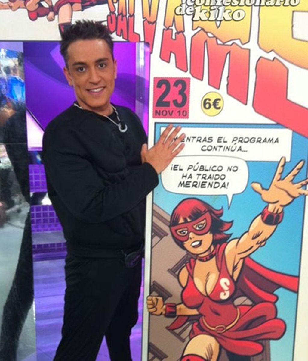 Kiko, antes de calzarse la máscara de Batman