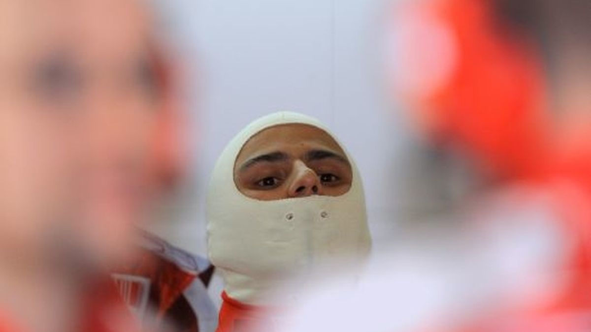 Felipe Massa, durante los libres. FOTO: EFE.