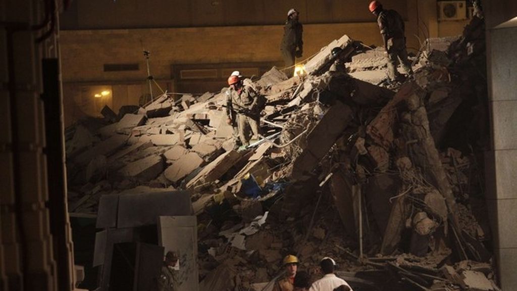 Desplome de un edificio en Río de Janeiro