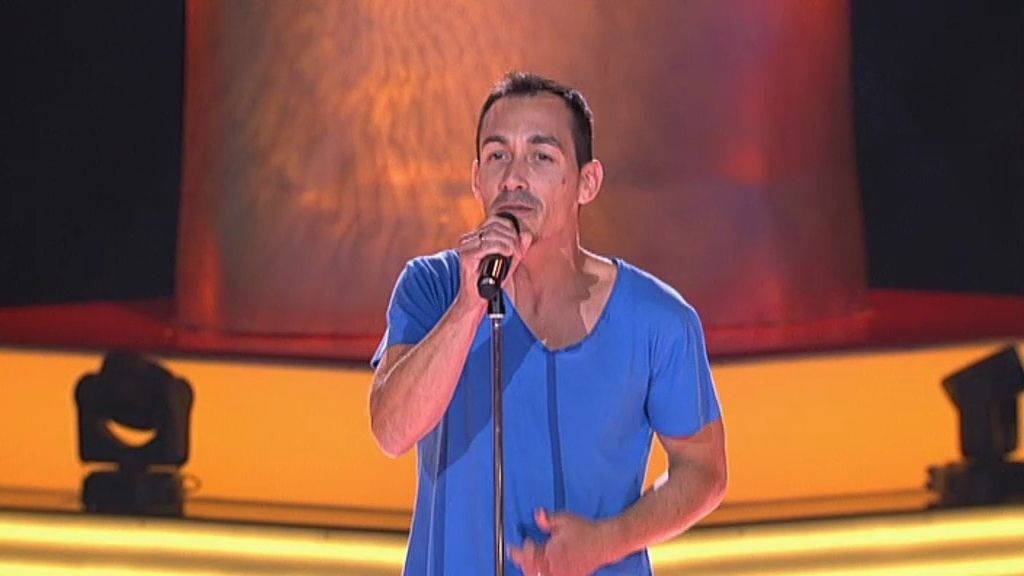 Juan Valverde, el ex vocalista del grupo 'La caja de Pandora', eliminado de 'La Voz'