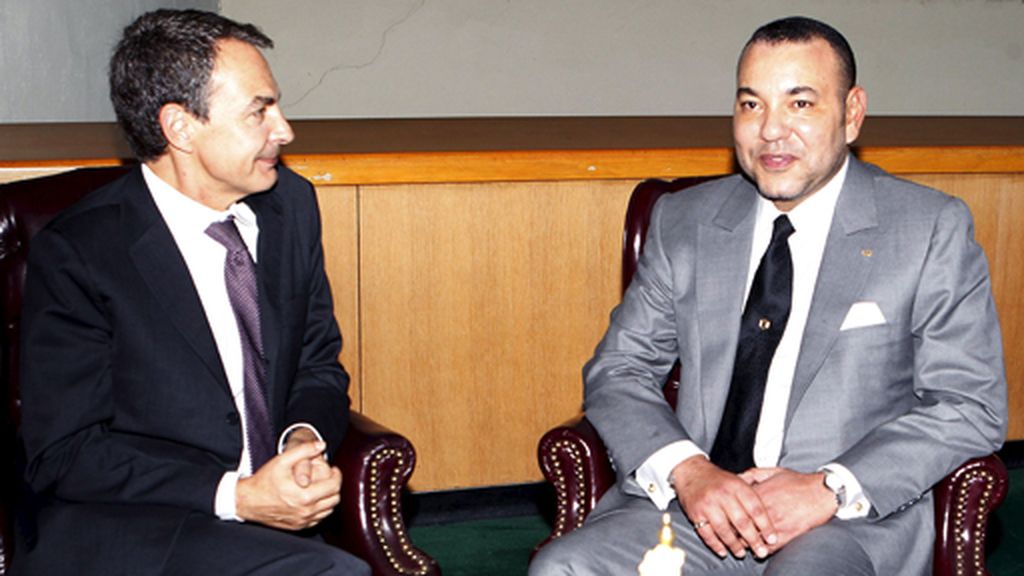 Zapatero, con Mohamed VI