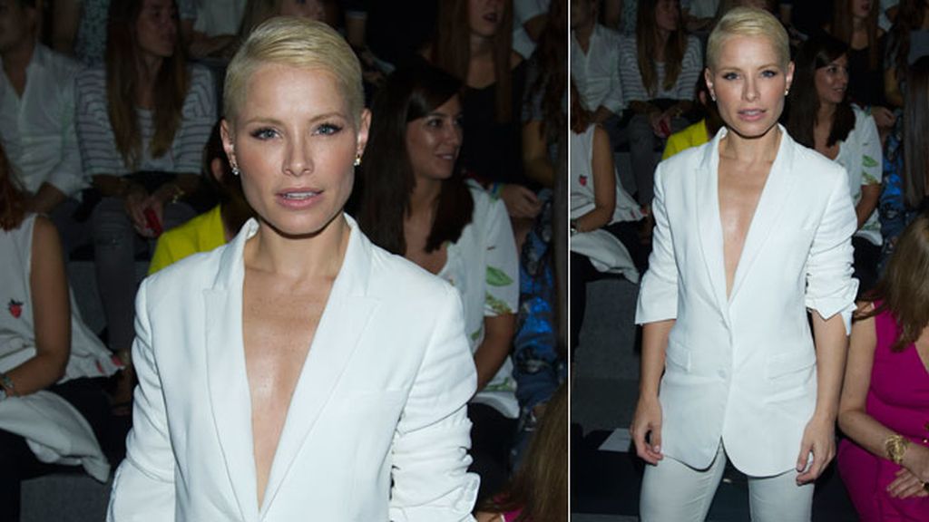 Soraya Arnelas toda de blanco en el Front Row