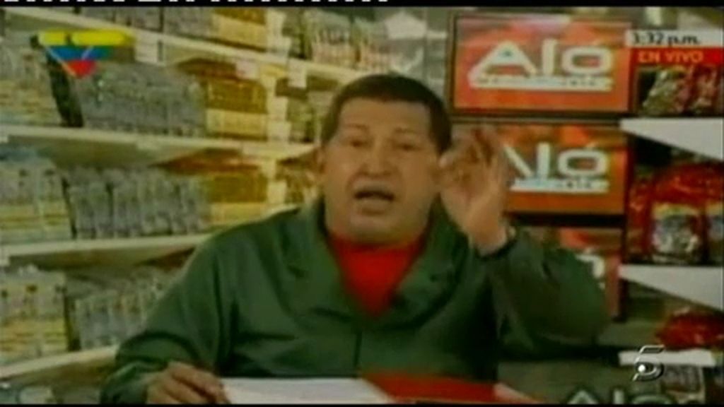Hugo Chávez vende neveras