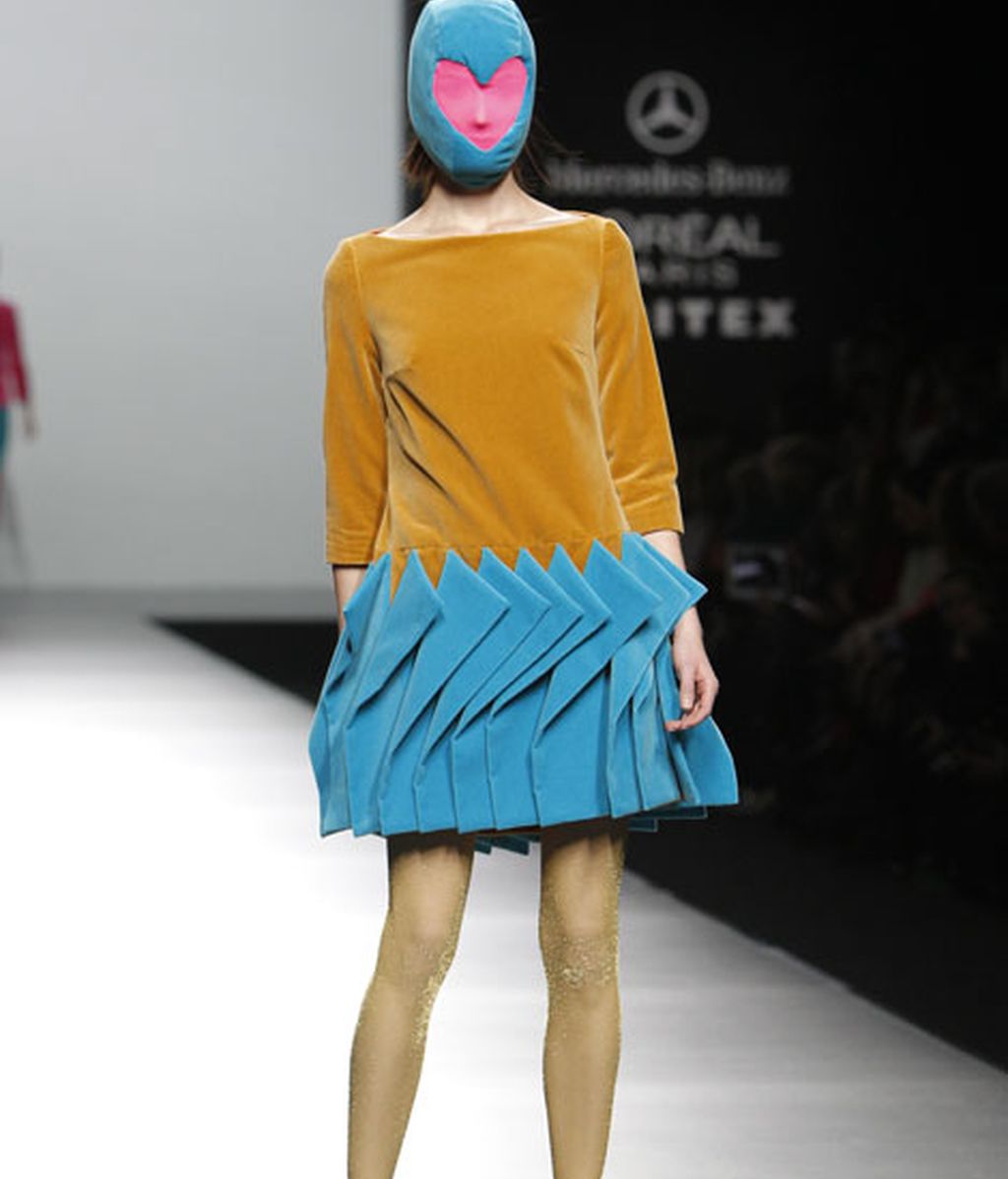 El terciopelo, hilo conductor de toda la colección