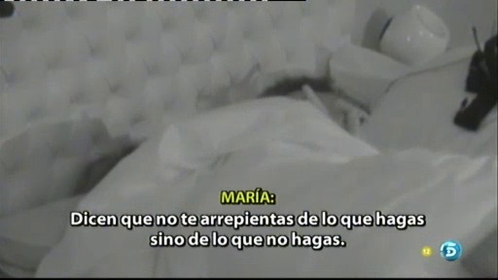 Hugo y María, bromas y miraditas