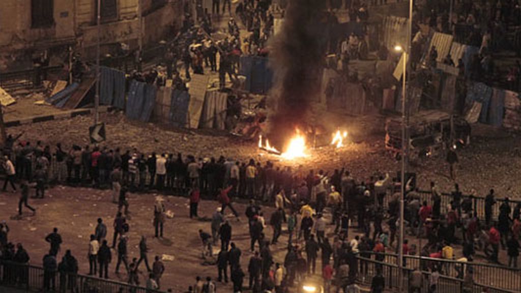 Disparos en la plaza Tahrir