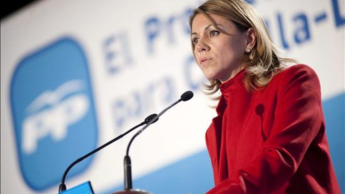 La presidenta del Partido Popular, María Doleres de Cospedal. EFE/Archivo