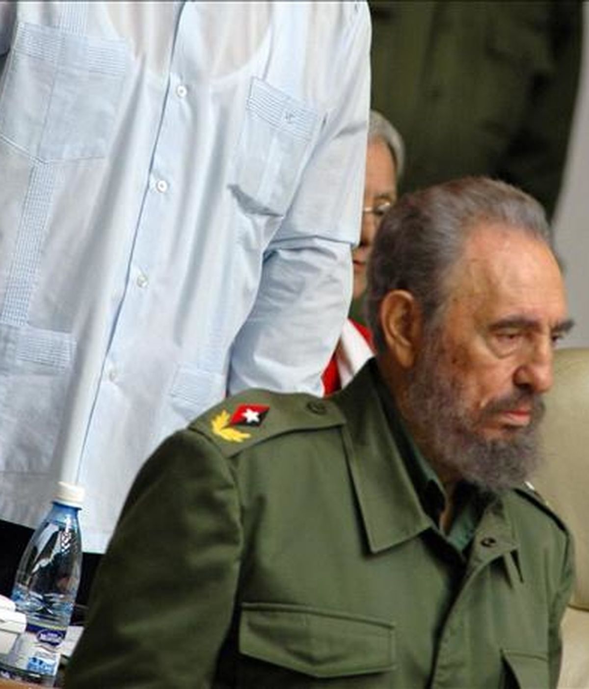Fotografía de archivo del 22 de diciembre de 2005 del entonces presidente cubano Fidel Castro en La Habana (Cuba). EFE/Archivo