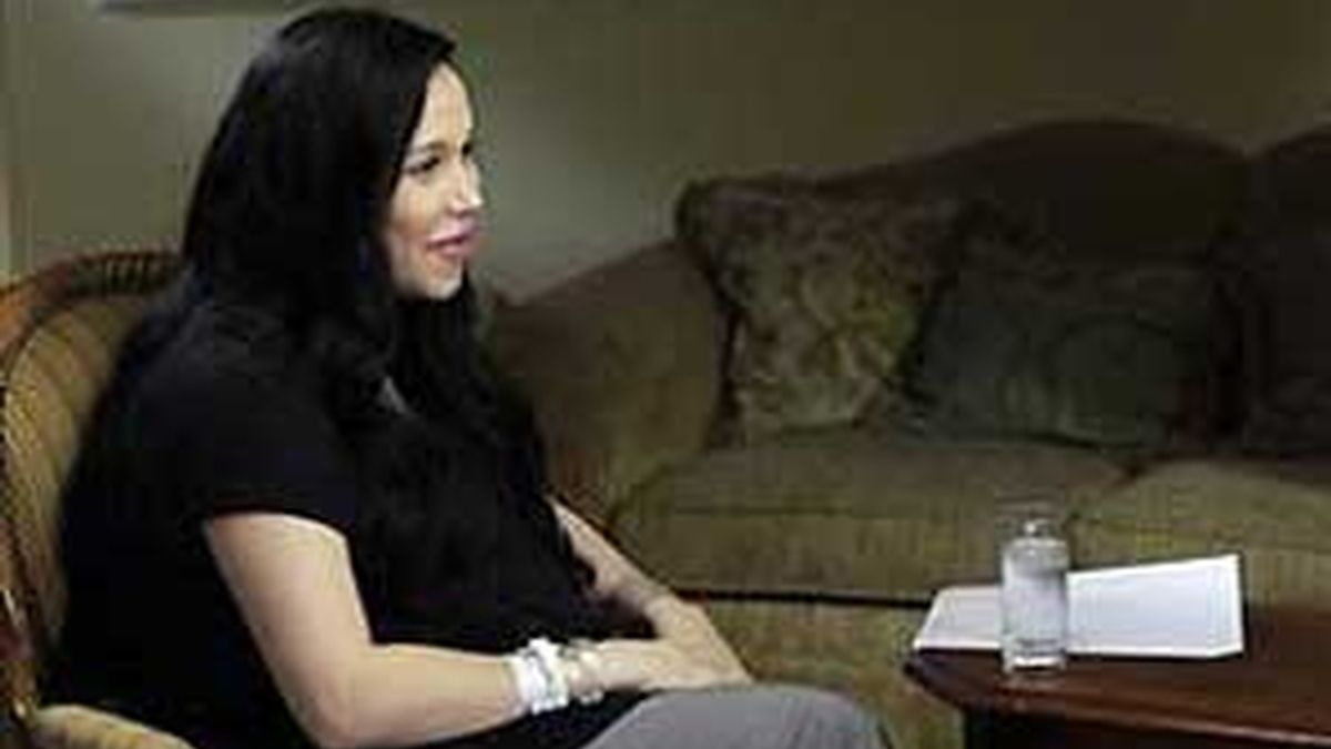 Nayda Suleman durante su entrevista en la NBC. Foto: Foxnews