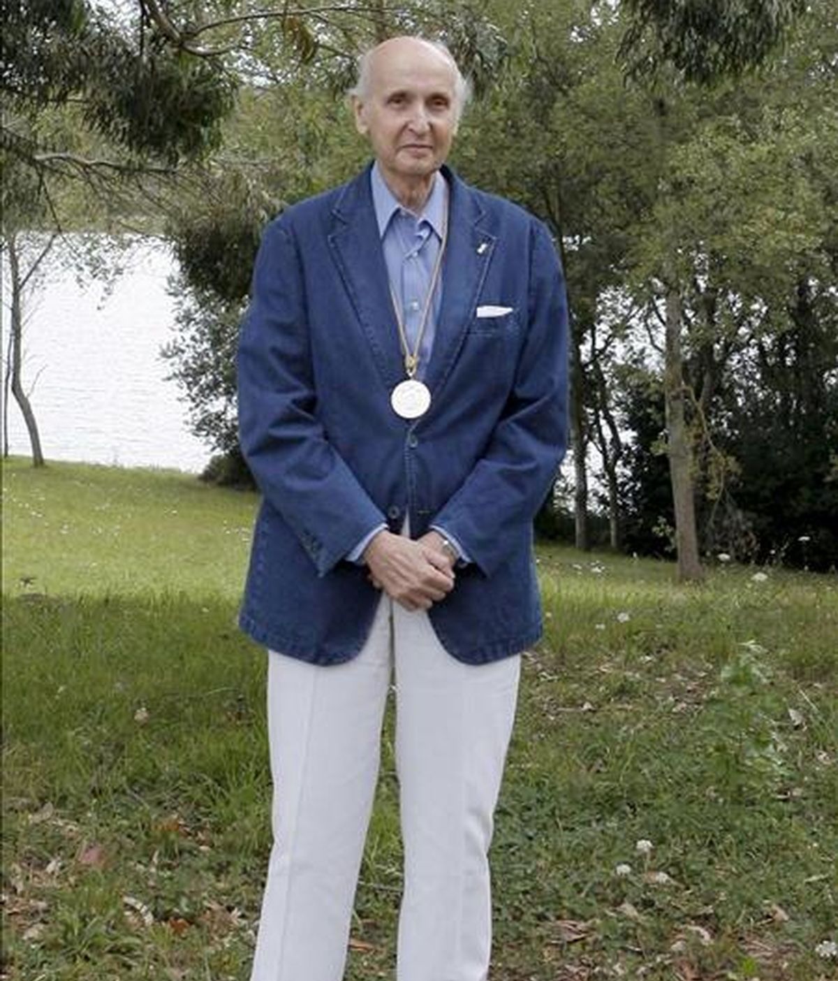 El presidente honorario de los Premios Rey Jaime I, el científico Santiago Grisolía. EFE/Archivo