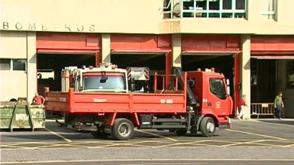 Un parque de bomberos se convierte en la gasolinera de la Policía
