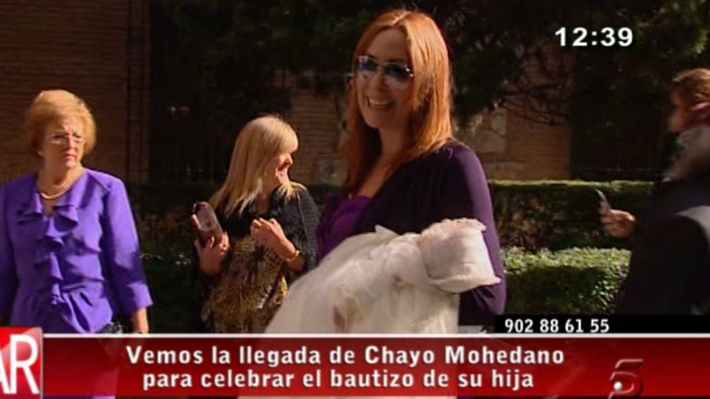 Chayo Mohedano bautiza a su hija Alejandra