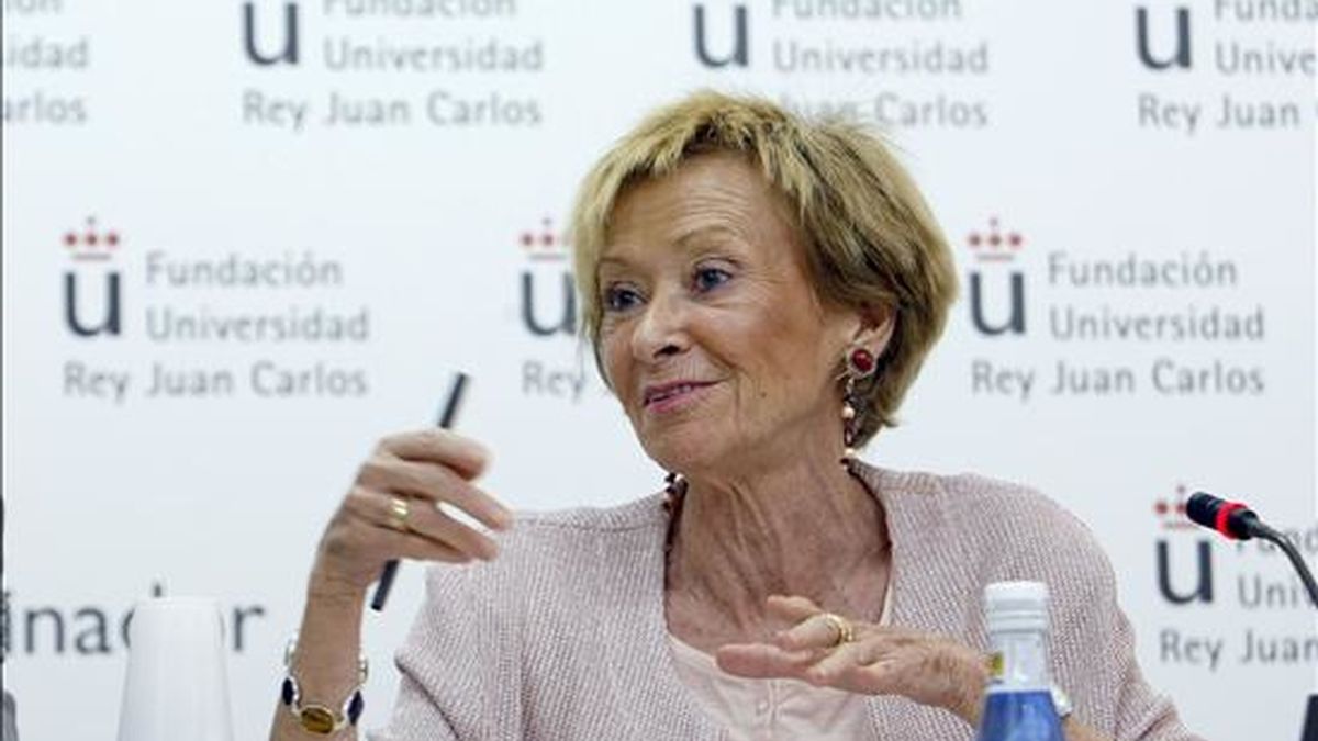 La vicepresidenta primera del Gobierno, María Teresa Fernández de la Vega. EFE/Archivo