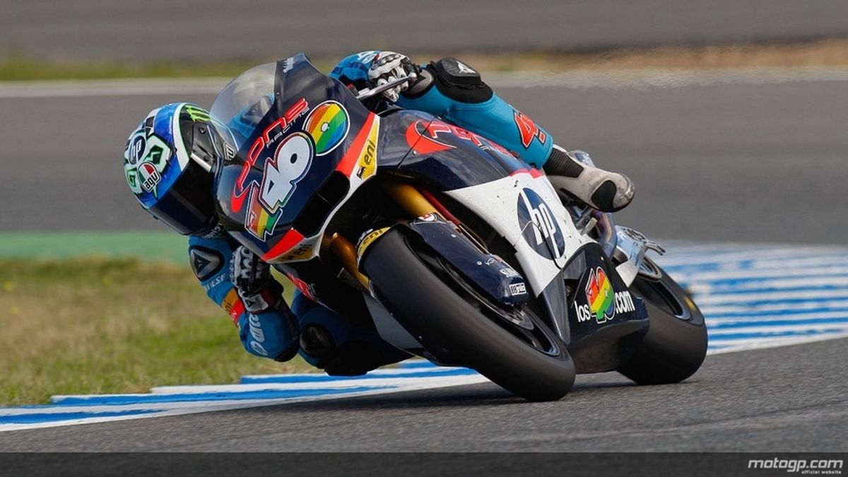 Pol Espargaró rodando en Jerez