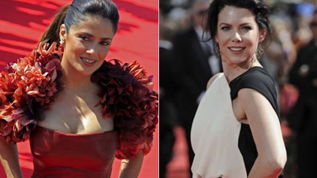 Salma Hayek and Lauren Graham, 44