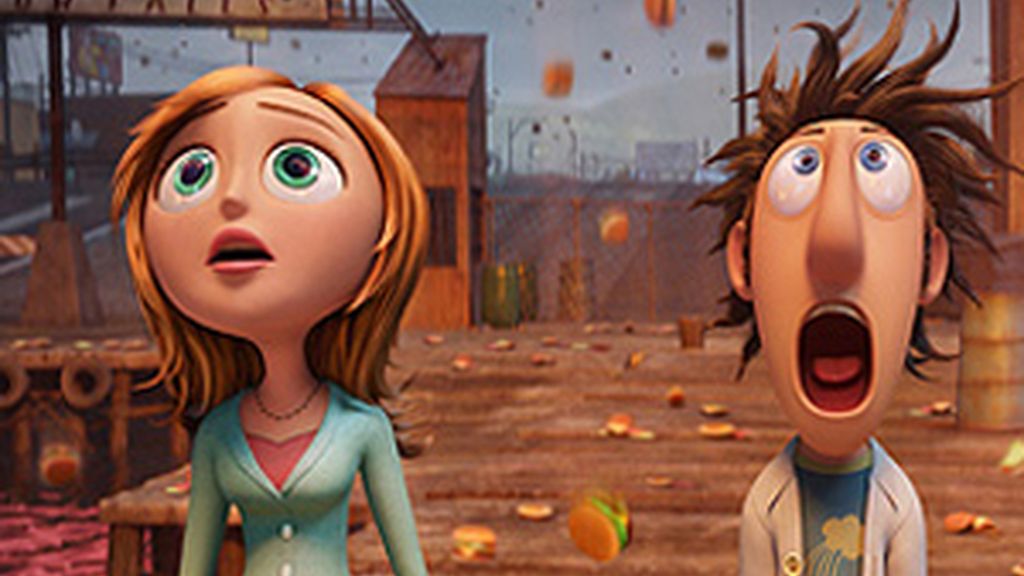 Imagen de 'Lluvia de albóndigas', la nueva película de animación de Sony. Imagen de 'Lluvia de albóndigas', la nueva película de animación de Sony.