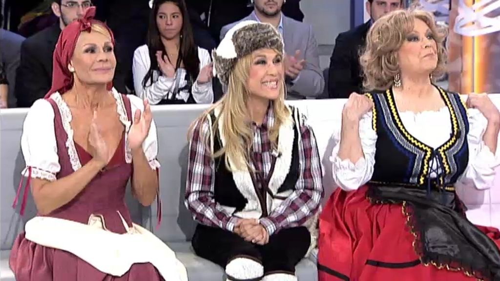 Helena Bianco, Alma María y Rosa Valenty, las pastorcillas de ¡QTTF!