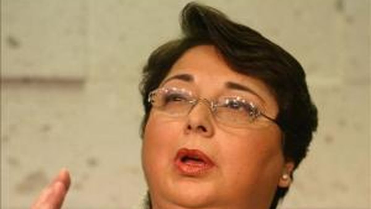 Imagen de la peruana Beatriz Merino, Defensora del Pueblo en Perú y presidenta de la Federación Iberoamericana de Onbudsmen (FIO) desde noviembre de 2009. EFE/Archivo