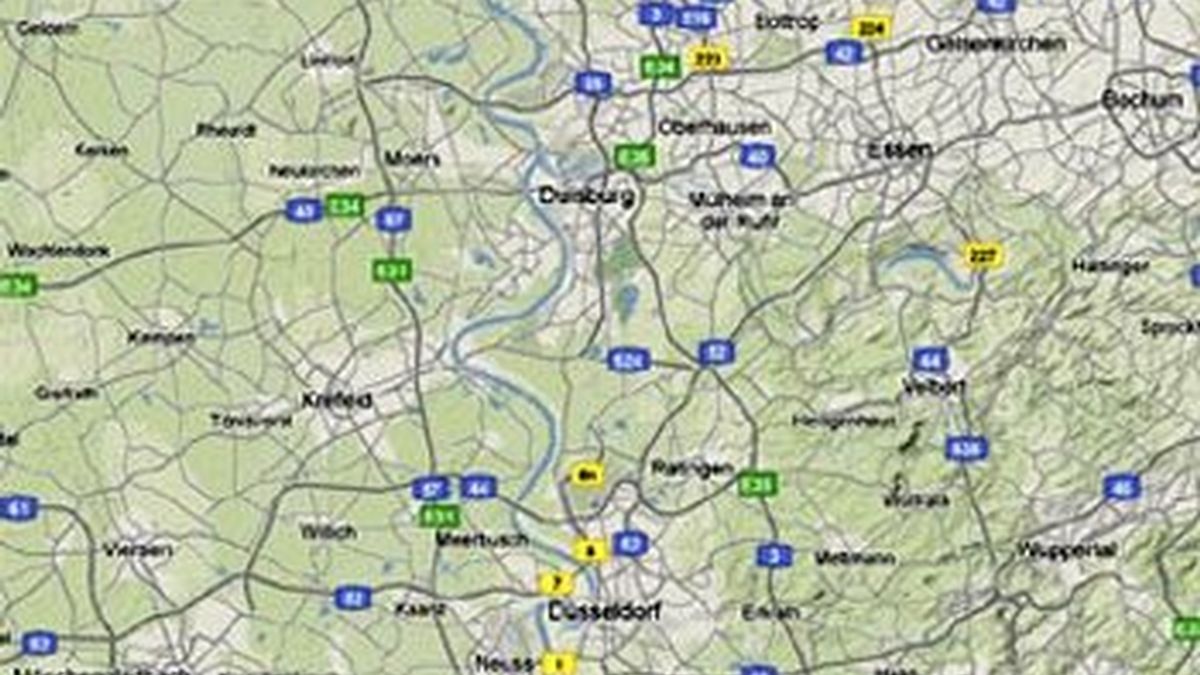 Duisburg, la localidad donde estaba ubicada la aldea en la que el presunto ex nazi perpetró la matanza masiva. Foto Google map