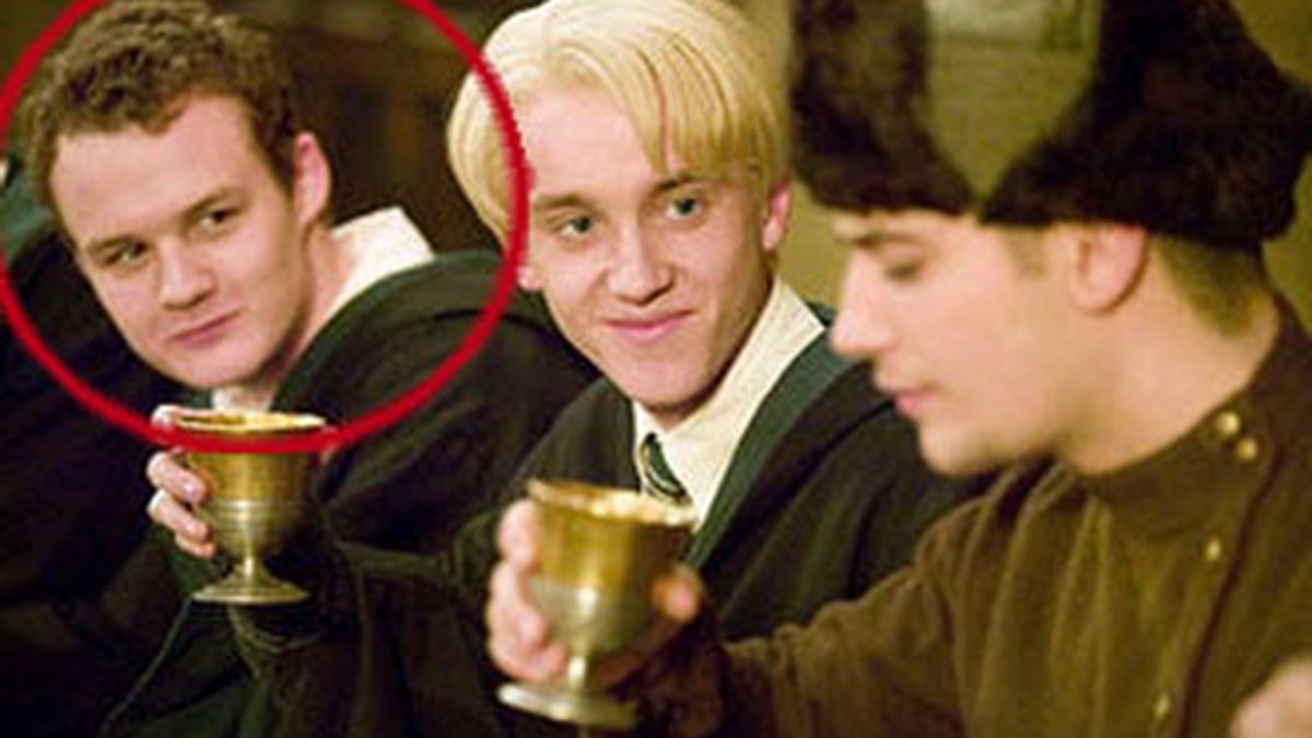 Josh Herdman, en su interpretación de Gregory Goyle, en una escena de la saga de Harry Potter.