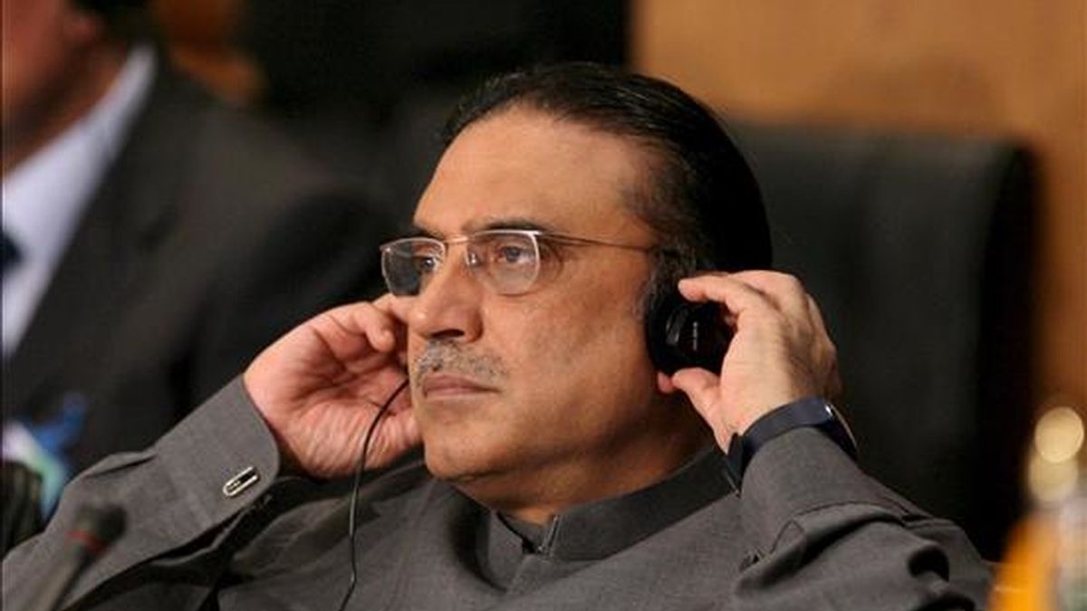 El presidente paquistaní, Asif Alí Zardari. EFE/Archivo