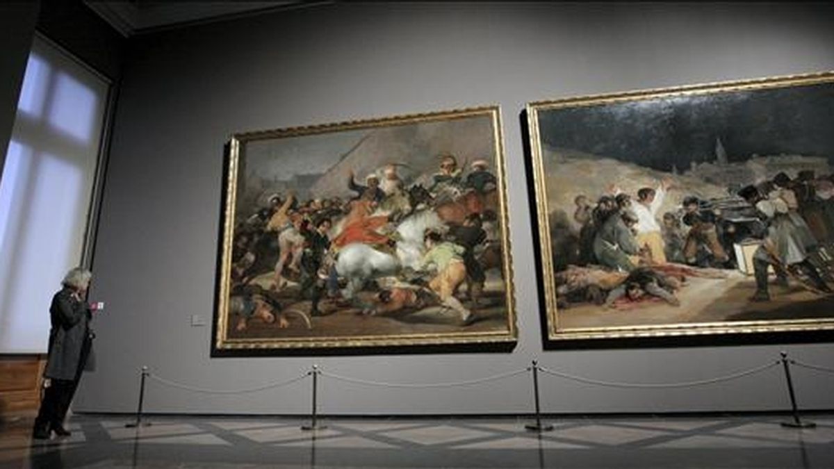 Vista parcial de la exposición "Goya en tiempos de guerra", que se instaló en el Museo del Prado. EFE/Archivo