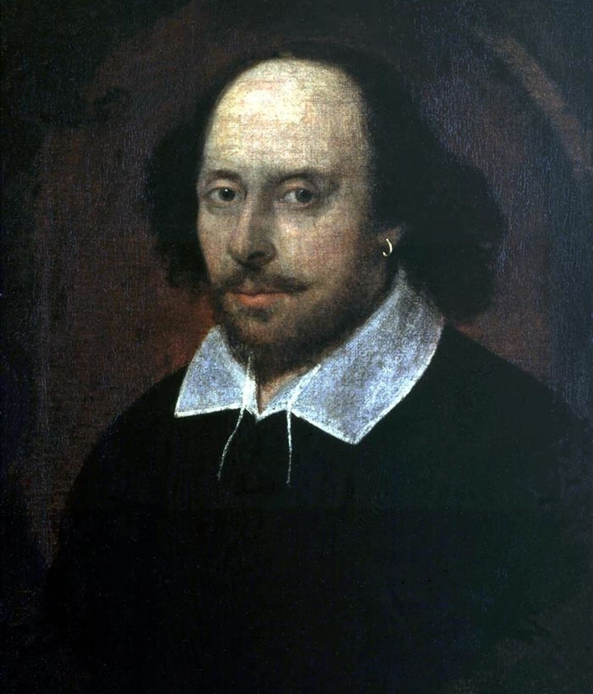 Retrato expuesto en la National Portrait Gallery de Londres del escritor inglés, William Shakespeare. EFE/Archivo