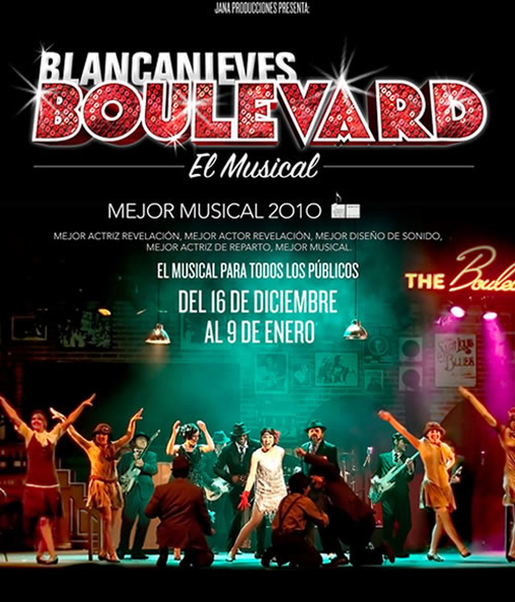 Consigue una entrada doble para el musical de Blancanieves Boulevard en Madrid
