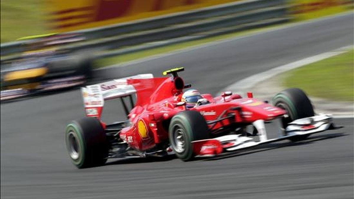 El piloto español de la escudería Ferrari, Fernando Alonso. EFE