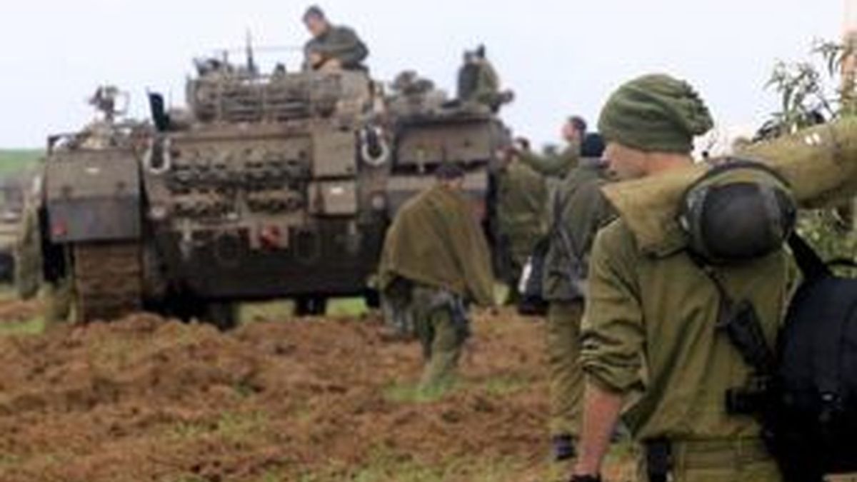Imagen de uno de los tanques israelíes que participaron en la ofensiva contra Gaza. Foto: EFE