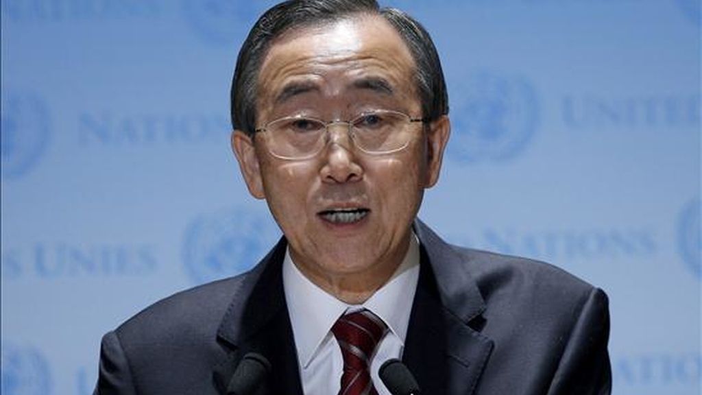 En la imagen, el secretario general de la ONU, Ban Ki-moon. EFE/Archivo En la imagen, el secretario general de la ONU, Ban Ki-moon. EFE/Archivo