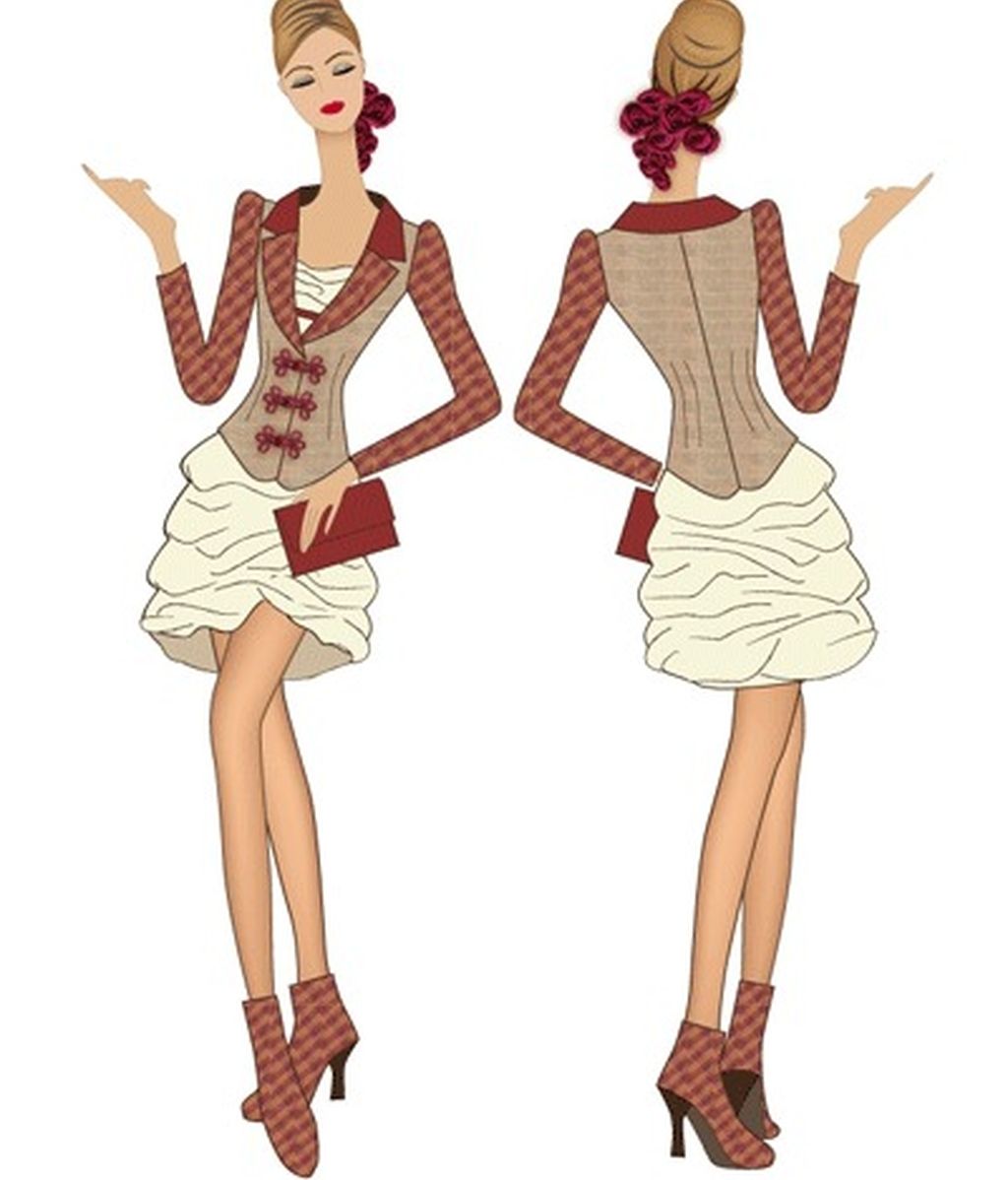 Los bocetos para el estilismo de Mercedes Milá en GH 12