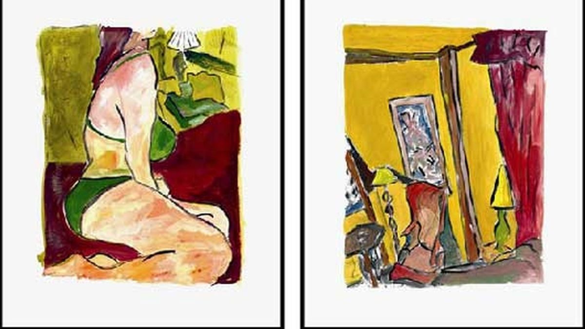 Las pinturas que Bob Dylan expone en Londres destacan por su colorido. Foto: EFE Las pinturas que Bob Dylan expone en Londres destacan por su colorido. Foto: EFE