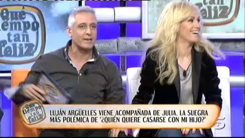 Luján Argüelles visita 'Qué tiempo tan feliz'