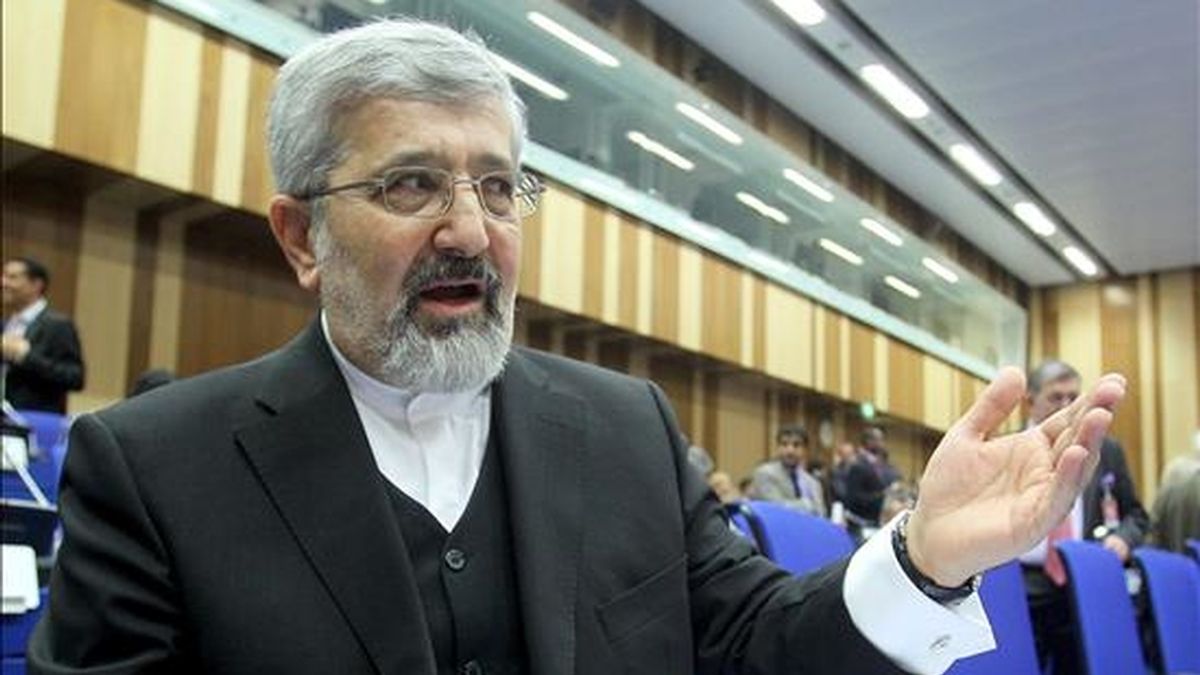 El representante iraní ante el Organismo Internacional de Energía Atómica (OIEA), Ali Asghar Soltaniye, afirmó que su país anunció su disposición para dialogar sobre el intercambio de combustible nuclear. EFE/Archivo