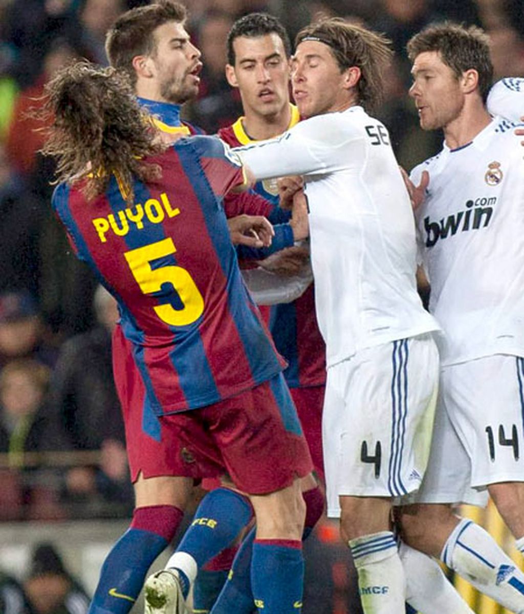 El duelo Barça-Madrid, en imágenes