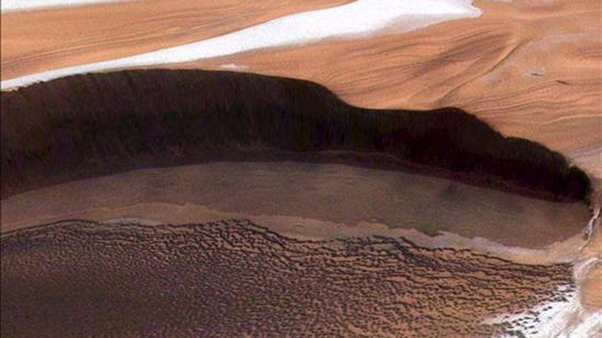 Se cree que el área que los científicos piensan que fue un lago se formó durante la era Hesperiana y existió unos 300 millones de años después del fin del período cálido y húmedo. EFE/Archivo