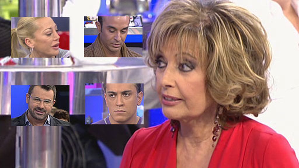 Mª Teresa está enfadada