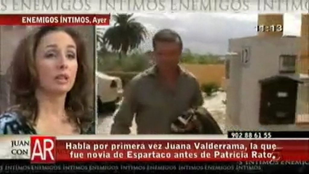 Juana Valderrama, primera novia de Espartaco