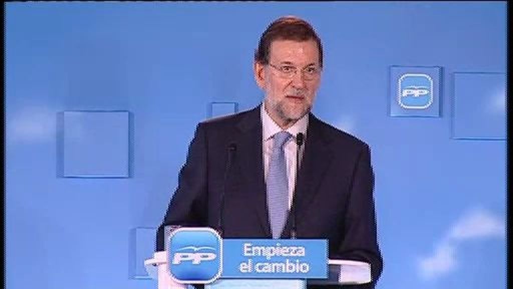 Rajoy: "El paro es el balance del Gobierno"