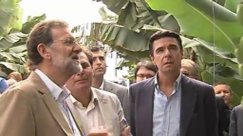Rajoy, de campaña en Canarias