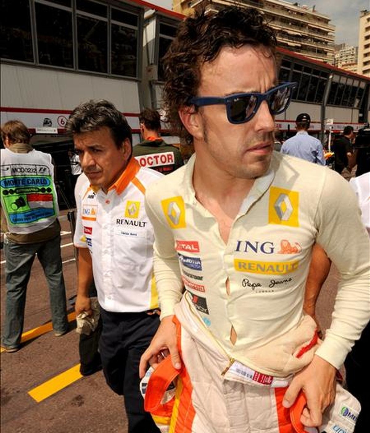 El piloto español de Fórmula Uno Fernando Alonso de la escudería Renault. EFE/Archivo