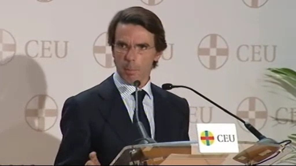 Aznar rechaza legalizar Batasuna