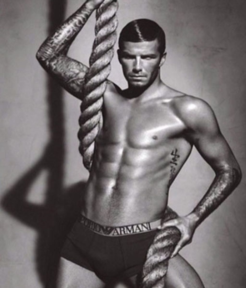 David Beckham, de nuevo al desnudo