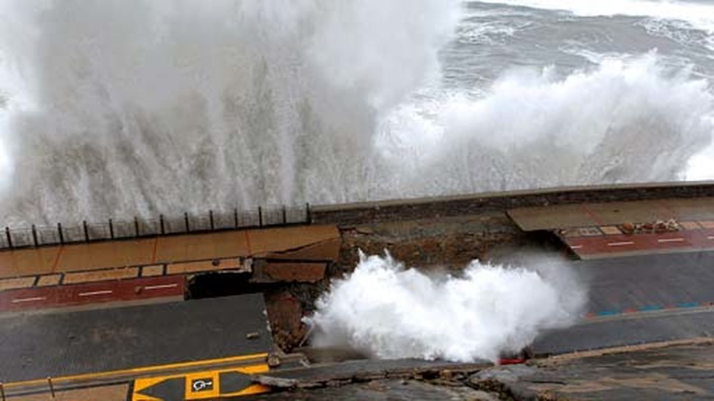 El temporal golpea la península