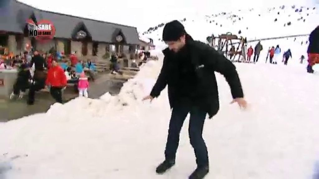 Juanra baila sobre la nieve en busca de un nuevo concursante