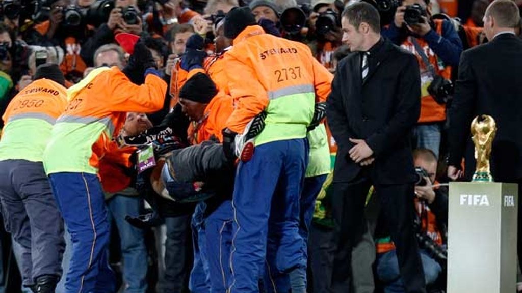 Jimmy Jump, en la final del Mundial