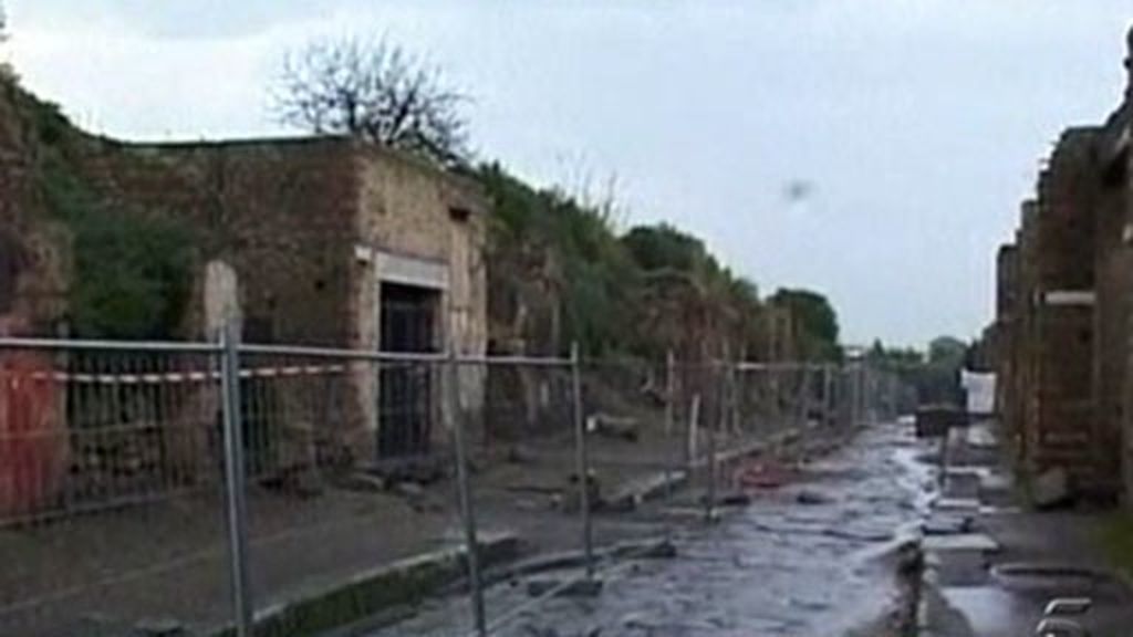 Pompeya en peligro por la lluvia